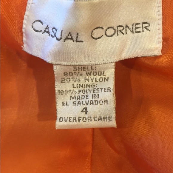 Vintage Orange Jacket - Picture 4 of 4